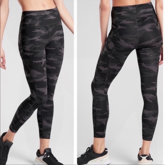 Athleta Pants - Athleta Camo Contender 7/8 Tights Leggings